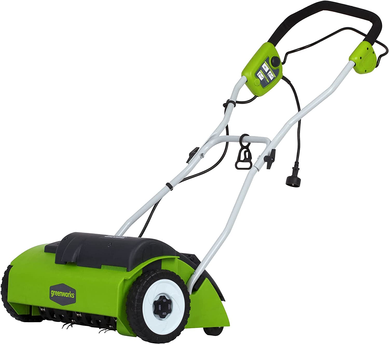 <strong>Greenworks 10 Amp 14” Corded Electric Dethatcher</strong>