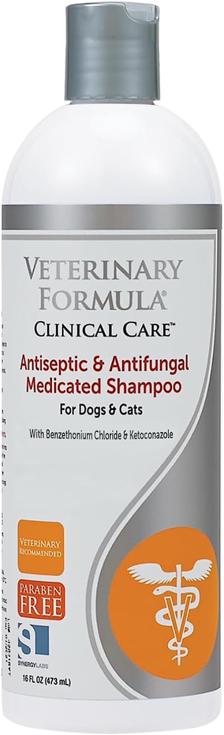 Veterinary Formula Clinical Care Antiseptic and Antifungal Medicated Shampoo for Dogs & Cats