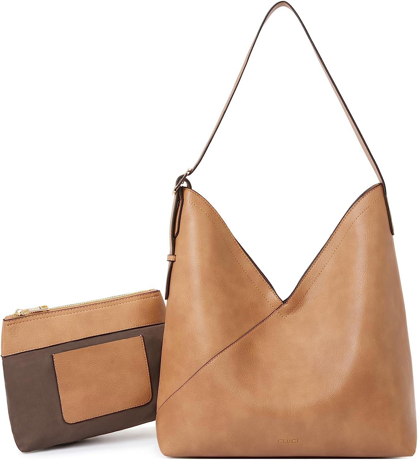CLUCI Purses for Women Tote Handbags Vegan Leather Hobo Bags Fashion Large Ladies Shoulder Bag