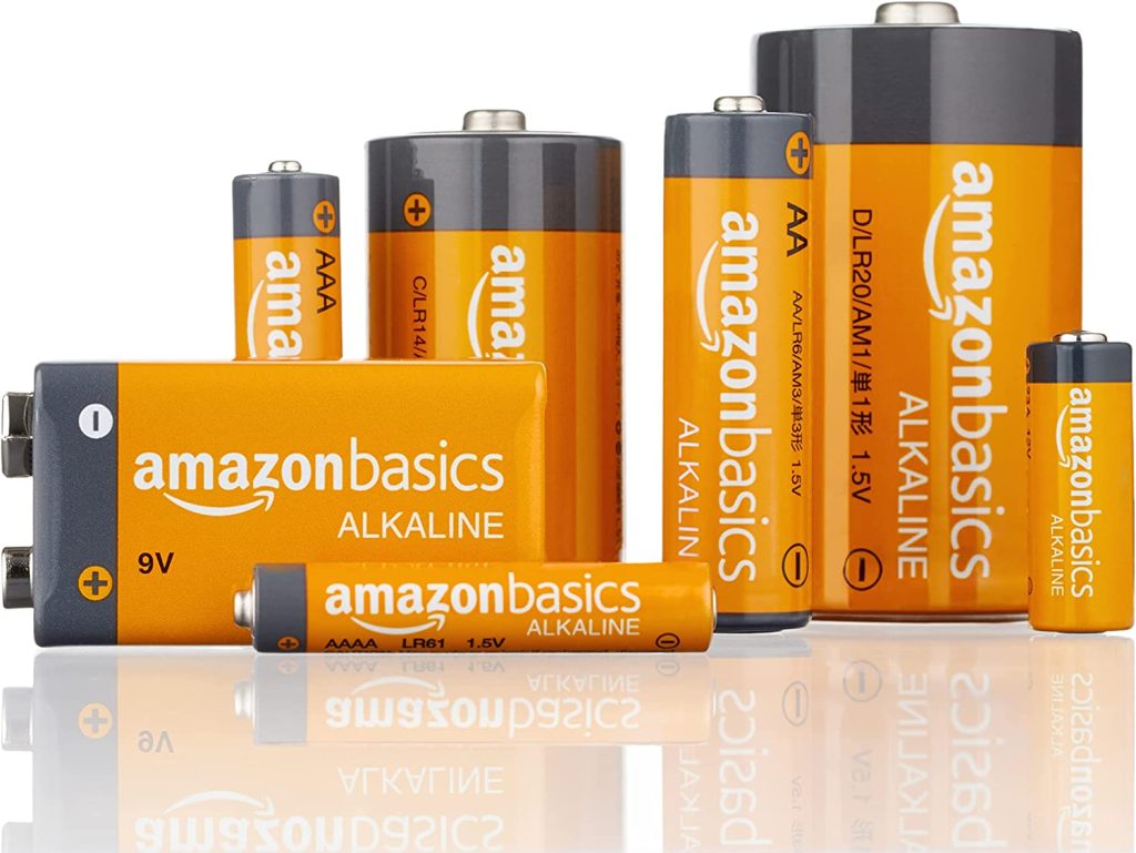 Amazon Basics 8-Pack AA Alkaline High-Performance Batteries