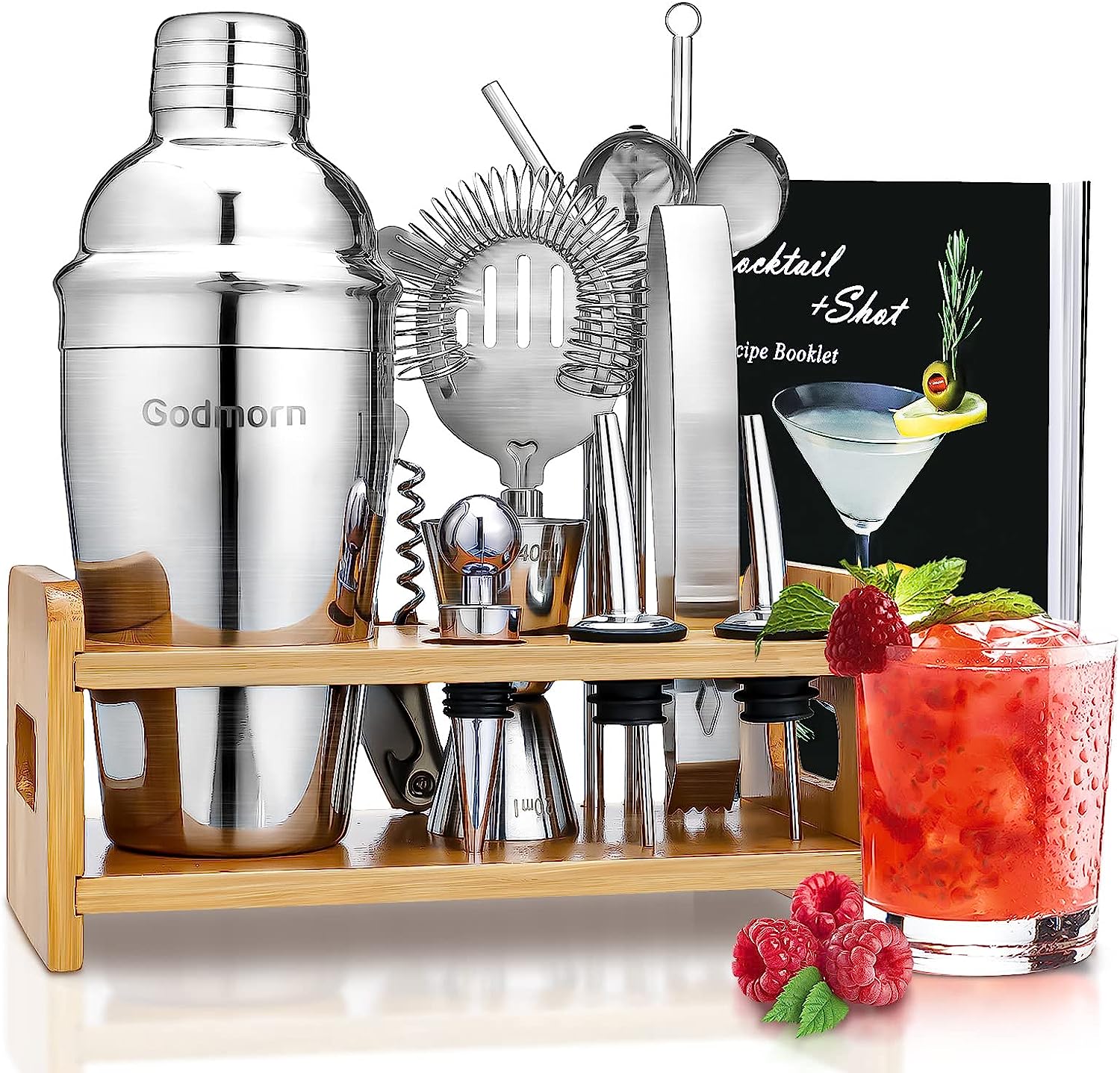 Cocktail Shaker Set Bartender Kit