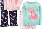 Simple Joys by Carter's Girls and Toddlers' 4-Piece Pajama Set