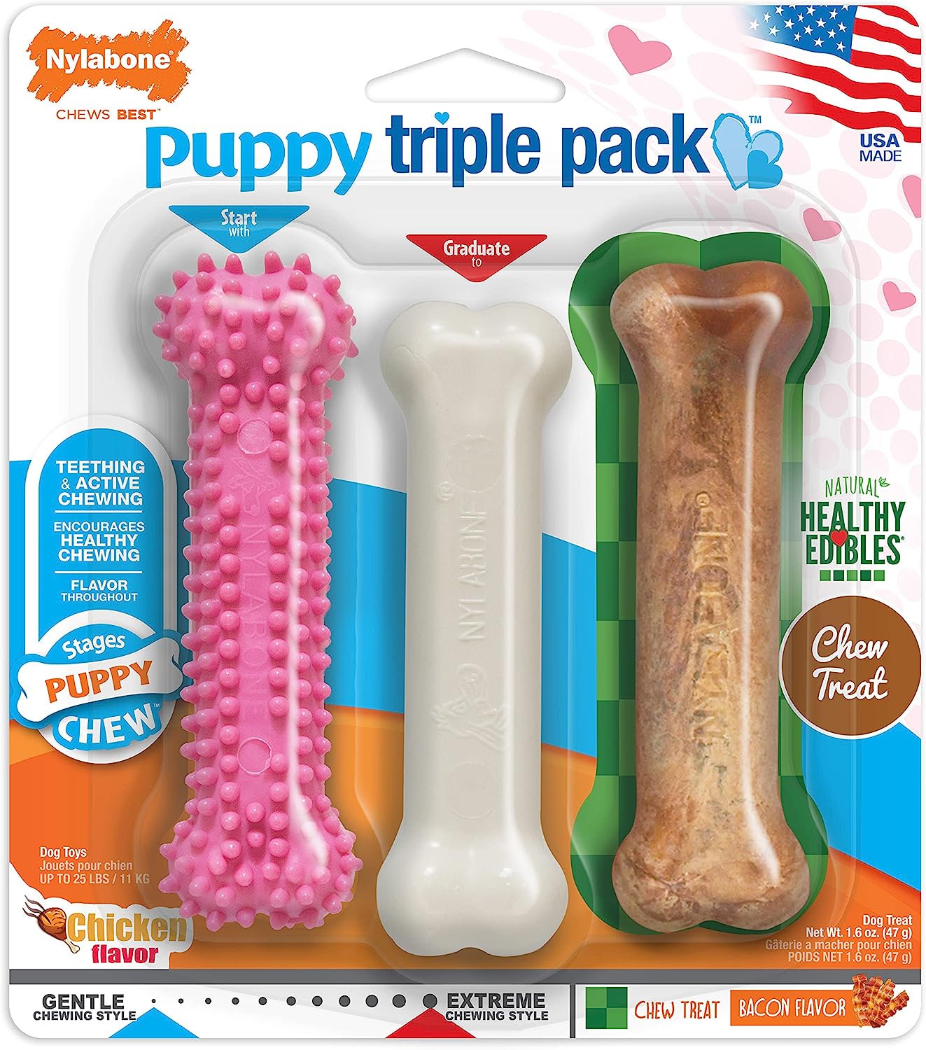Nylabone Puppy Chew Toys