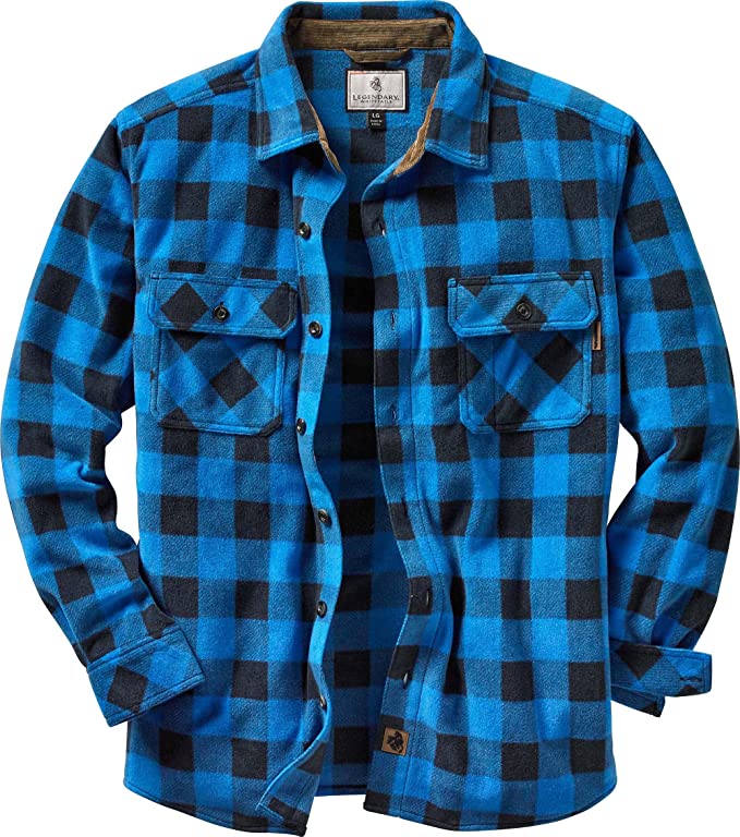 Legendary Whitetails Men's Navigator Fleece Button Up Shirt